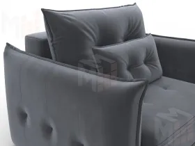 Кресло Лига-100 НПБ ( SEVEN 17 серый )