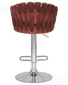 Стул барный DOBRIN MARCEL (винный велюр (MJ9-35))