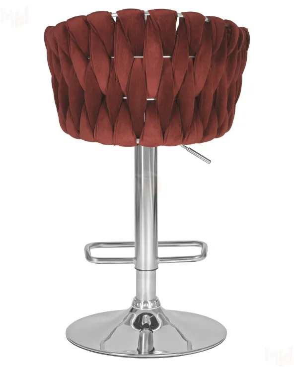 Стул барный DOBRIN MARCEL (винный велюр (MJ9-35))
