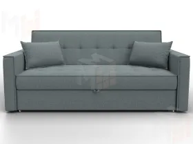 Диван прямой Лига-104 (160) ( Амур 07 серый )