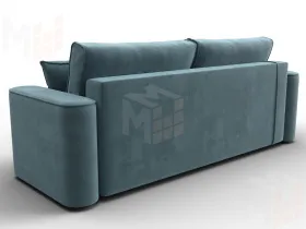 Диван прямой Лига-118 НПБ ( SEVEN 113 бирюзовый )