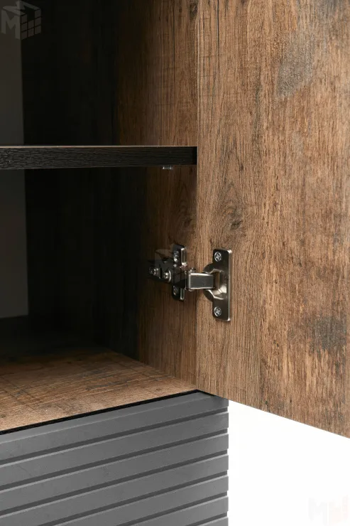 Пенал Копенгаген (венге/черный матовый)