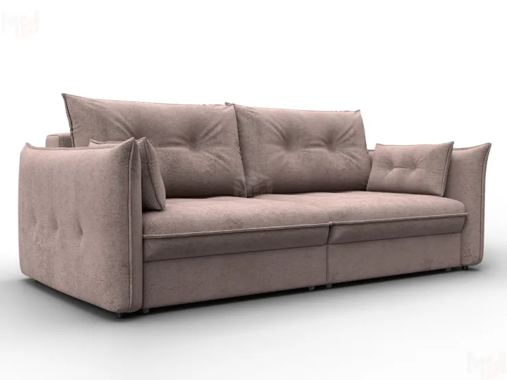 Диван прямой Лига-100 НПБ ( TOWER 05 бежевый )