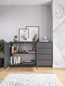 Комод Мори 1600.1 графит