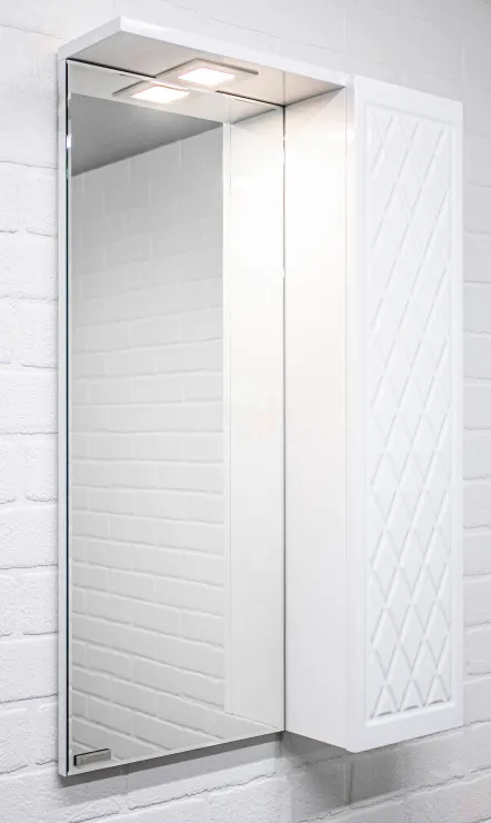 Шкаф-зеркало 3D 50 Эл. левый/правый Домино