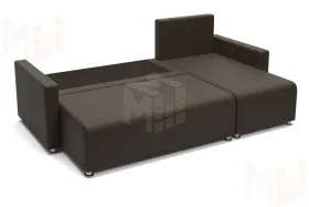 Угловой диван Челси (ромбы коричневый)