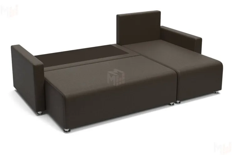 Угловой диван Челси (ромбы коричневый)