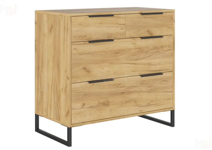 Комод Лофт КМ-001 (крафт золотой)