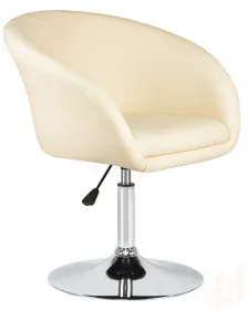 Кресло дизайнерское DOBRIN EDISON (кремовый)