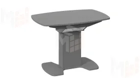 Стол обеденный Портофино - СМ(ТД)-105.01.11(1) Серое, Стекло серое матовое LUX