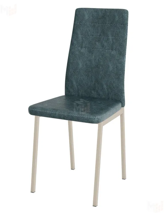 Стул Амстер (замша серая, ноги ваниль)