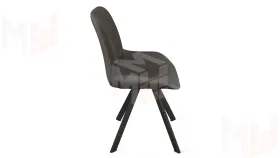 Стул Марвел К2 Исп. 2 Черный муар Велюр Confetti Stone