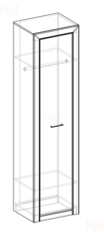 Пенал Коллекция Мартина (Дуб приморский/Дуб юкон)