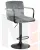 Стул барный DOBRIN KRUGER ARM BLACK (серый велюр (MJ9-75))