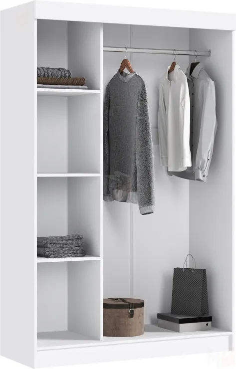 Шкаф-купе Бася, белый