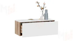 Тумба ТВ Порто ТД-393.03.12 Яблоня Беллуно, Белый софт