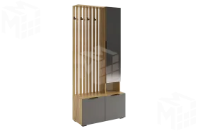 Прихожая Бери дуб крафт золотой/графит