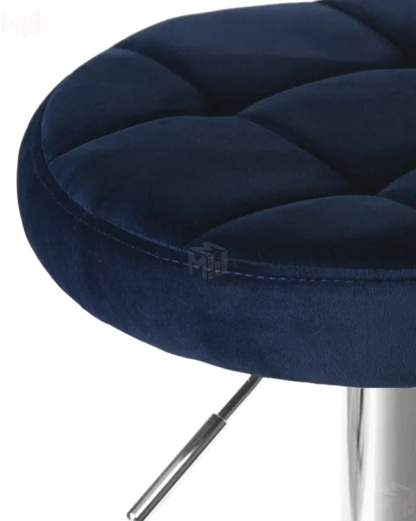 Табурет барный DOBRIN BRUNO (синий велюр (MJ9-117))