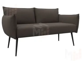 Диван прямой Лига-083 ( Амур 05 коричневый )