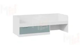 Кровать комбинированная Марли Тип 1 - 403.008.000 Белый Серо-голубой