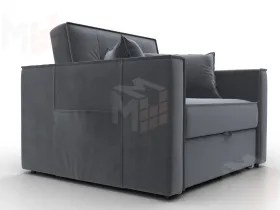 Кресло-кровать Лига-104 (80) ( SEVEN 17 серый )