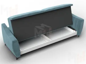 Диван-книжка Лига-095 НПБ ( SEVEN 113 бирюзовый )