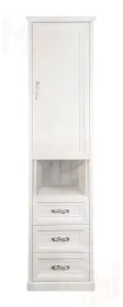 Шкаф детский Мишель 1-ств без зеркал белый матовый