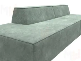 Диван прямой модульный Монс Модерн левый ( BRUT 08 зеленый )