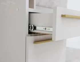 Прихожая Николь 1 Кашемир/Ручки-сатиновое золото