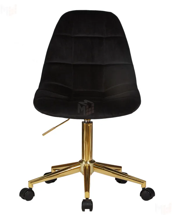 Офисное кресло для персонала DOBRIN DIANA (чёрный велюр (MJ9-101))