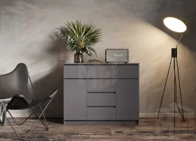 Комод Мори 1200.4 графит