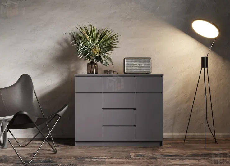 Комод Мори 1200.4 графит