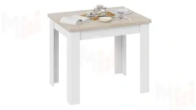 Стол раздвижной Промо тип 3 Белый, Дуб Сонома светлый