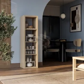 Стеллаж Фора 4Л беленый дуб