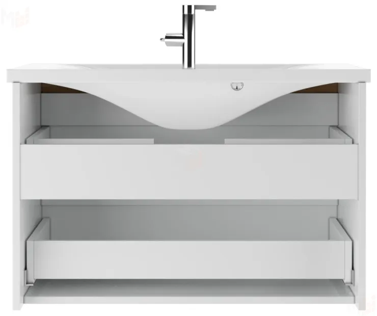 Тумба подвесная под умывальник "Elena 80" Maestro В2 Домино