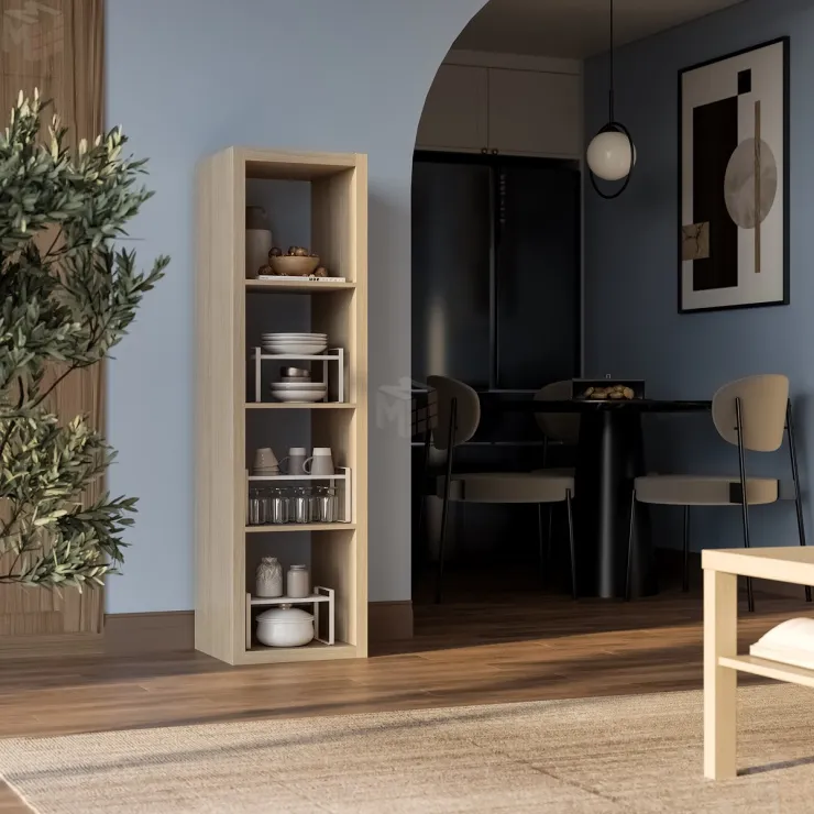 Стеллаж Фора 4Л беленый дуб