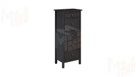 Комод Кымор 5 ящиков черный