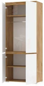 Шкаф  ГРЕТТА 4С Дуб Крафт золотой - Белый