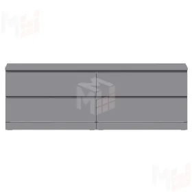 Комод Варма 4Д серый