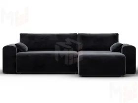 Диван угловой Лига-099 угол универсальный ( TOWER 11 темно-серый )