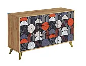 Комод Фьюжн КМ-003 крафт золотой/Vinil