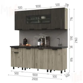 Кухонный гарнитур Эдинбург 2,0