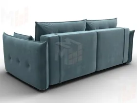 Диван прямой Лига-100 НПБ ( SEVEN 113 бирюзовый )