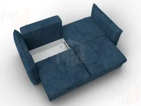 Диван прямой Лига-100 НПБ ( BRUT 11 синий )