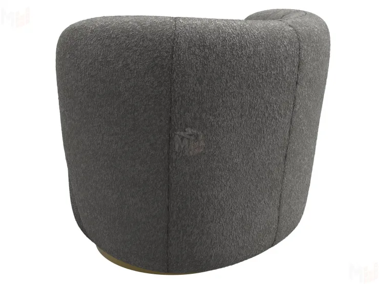 Кресло Лига-072 ( букле CAMBY 86 темно-серый )