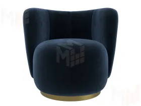 Кресло Лига-072 ( велюр TOWER 13 синий )