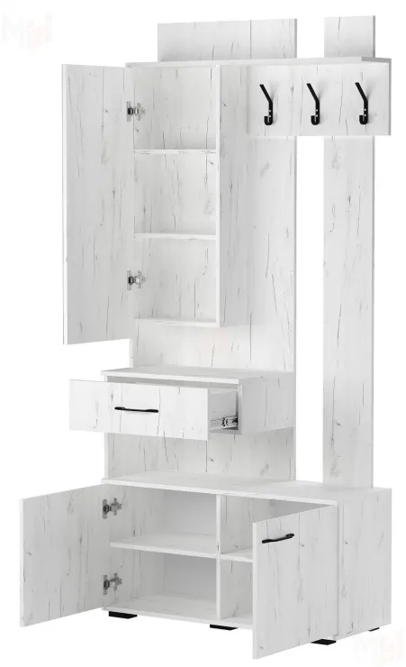 Модуль универсальный ИТАЛИЯ  МУ-1000 Дуб Крафт белый