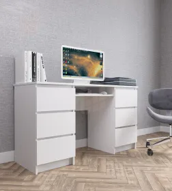 Стол письменный Мори МС-2 белый