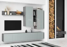 Гостиная Сканди (серый/грей софт)