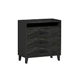 Комод  Айрис 455 Антрацит/Креатель